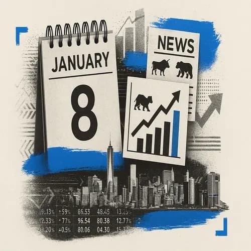 Newsquawk Daily Economic Releases - 8th January 2026