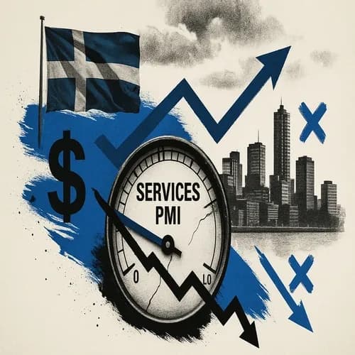 Swedish Services PMI (Dec) 56.7 vs. Exp. 58 (Prev. 59.1)