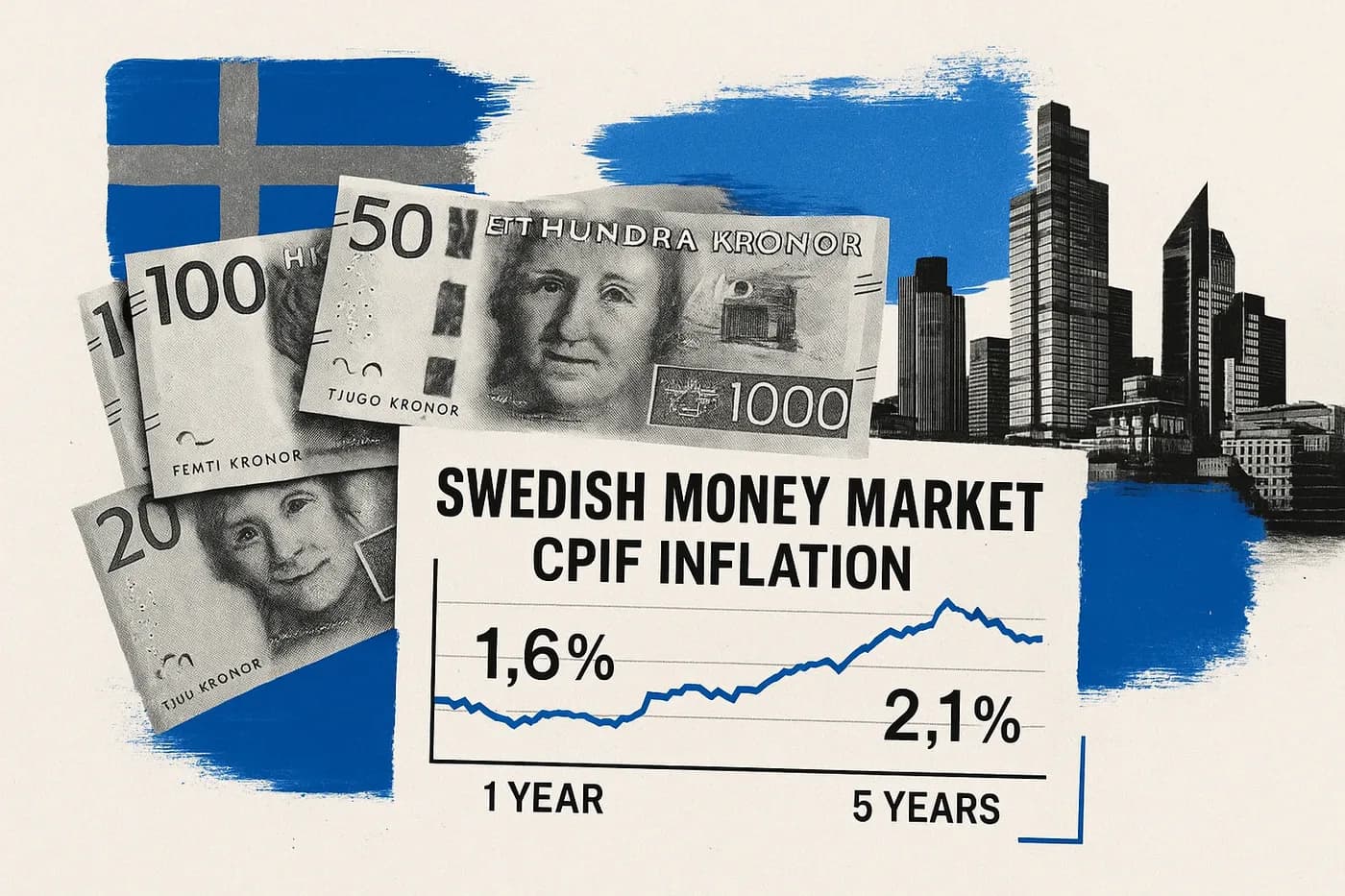 Swedish Money Market CPIF Inflation 1 Year 1.6% (prev. 1.6%)