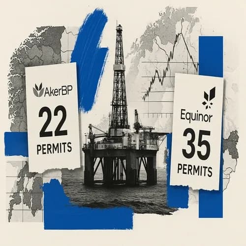 Norway Energy Minister says Aker BP (AKRBP NO) gets stakes in 22 permits