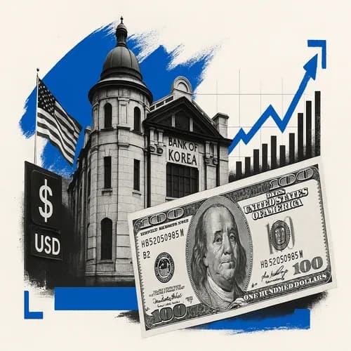 Bank of Korea announces temporary measures to boost dollar supply in the mark...