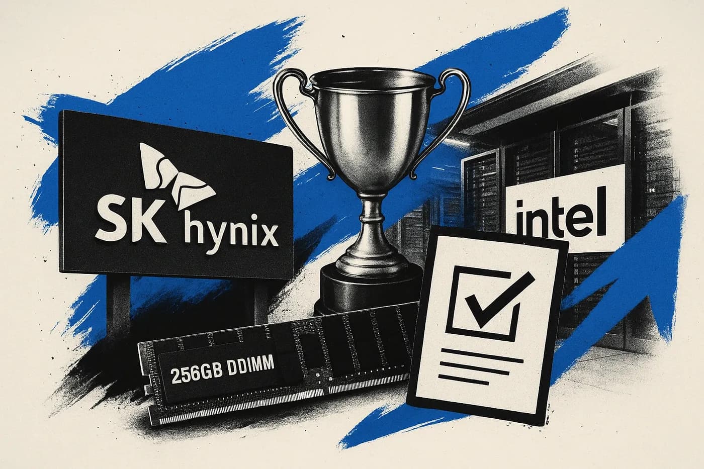 SK Hynix (000660 KS) becomes first to complete Intel (INTC) data centre certi...