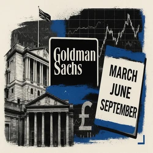 Goldman Sachs expects the BoE to cut 25bps in March