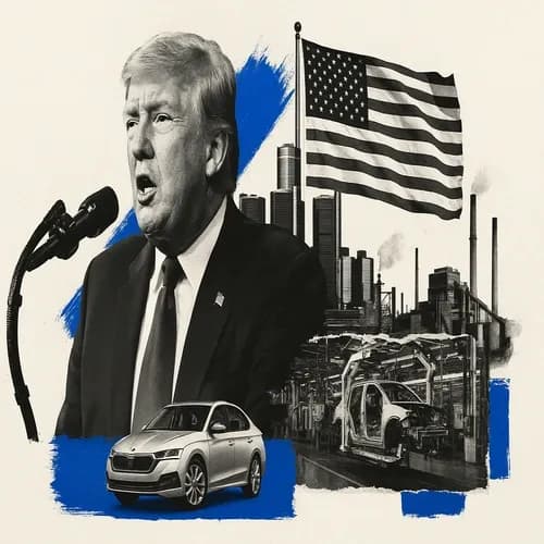 US President Trump says he is going to Detroit to talk about car factories op...