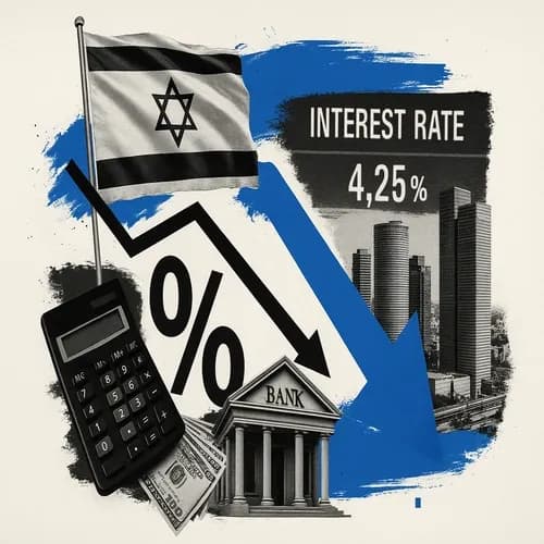 Israeli Interest Rate Decision * (Jan) 4.0% (Prev. 4.25%)