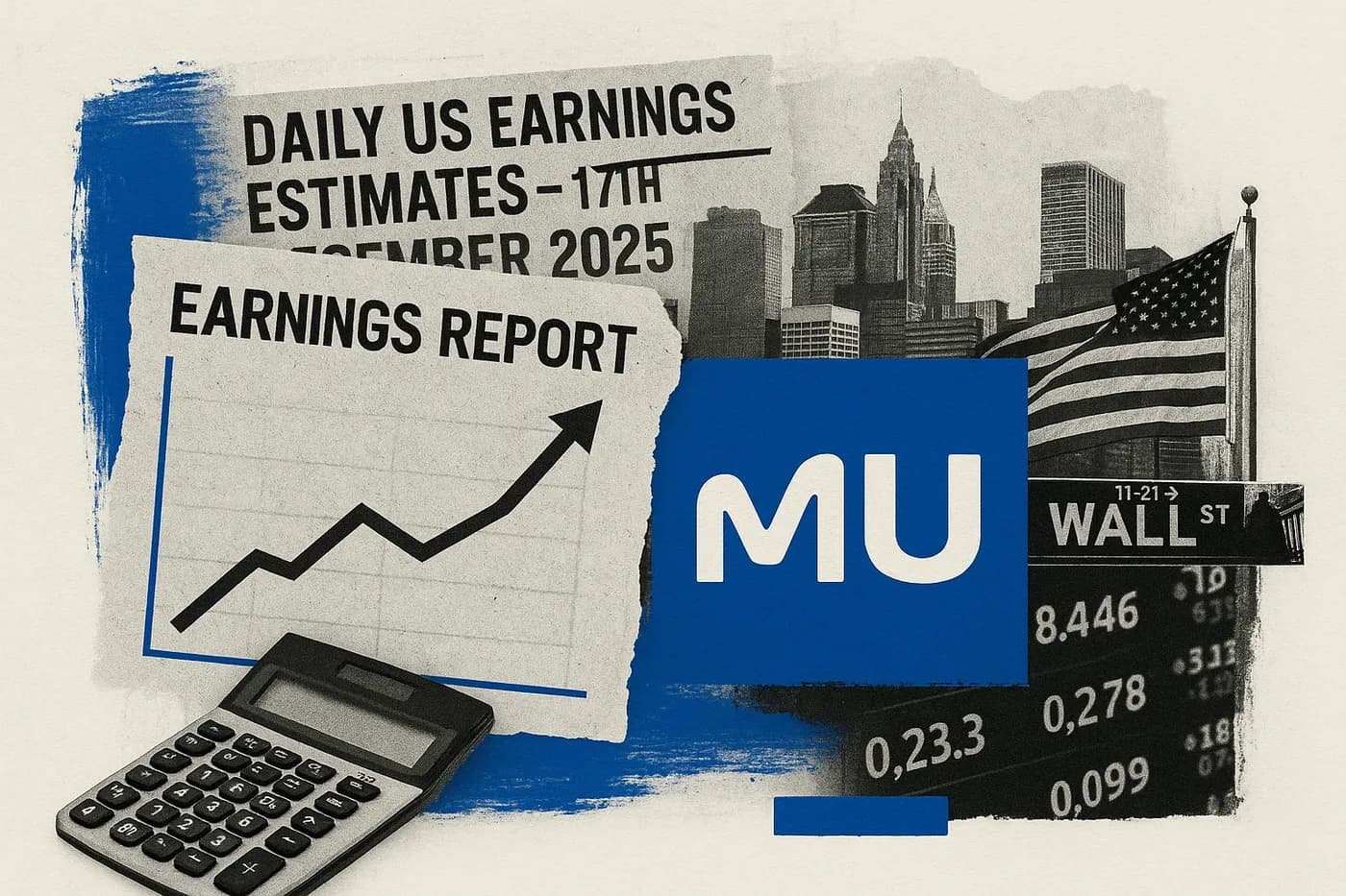 Newsquawk Daily US Earnings Estimates - 17th December 2025: MU