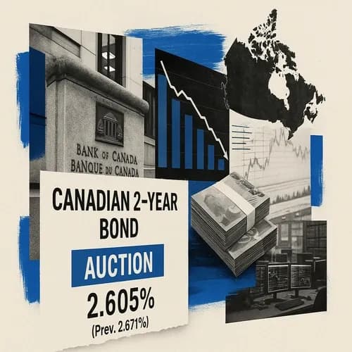 Canadian 2-Year Bond Auction 2.605%   (Prev. 2.671%  )
