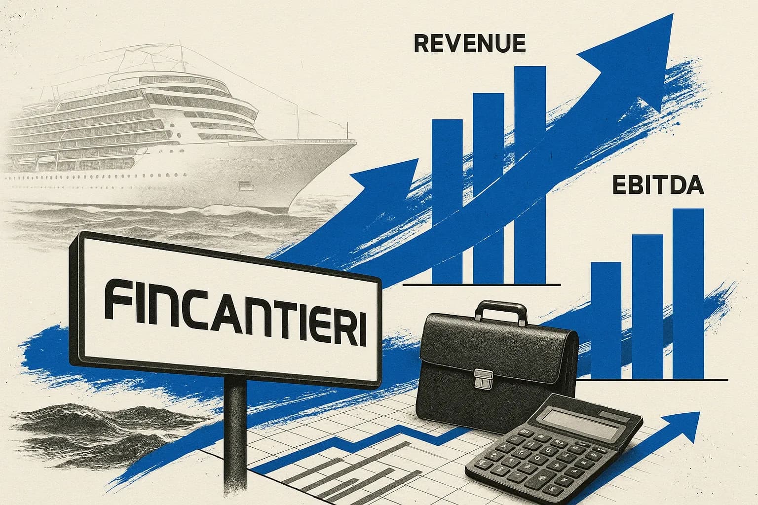Fincantieri (FCT IM) forecasts a 40% and 90% increase in revenue and EBITDA r...