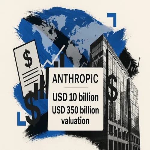 Anthropic plans to raise USD 10bln at a USD 350bln valuation, WSJ reports