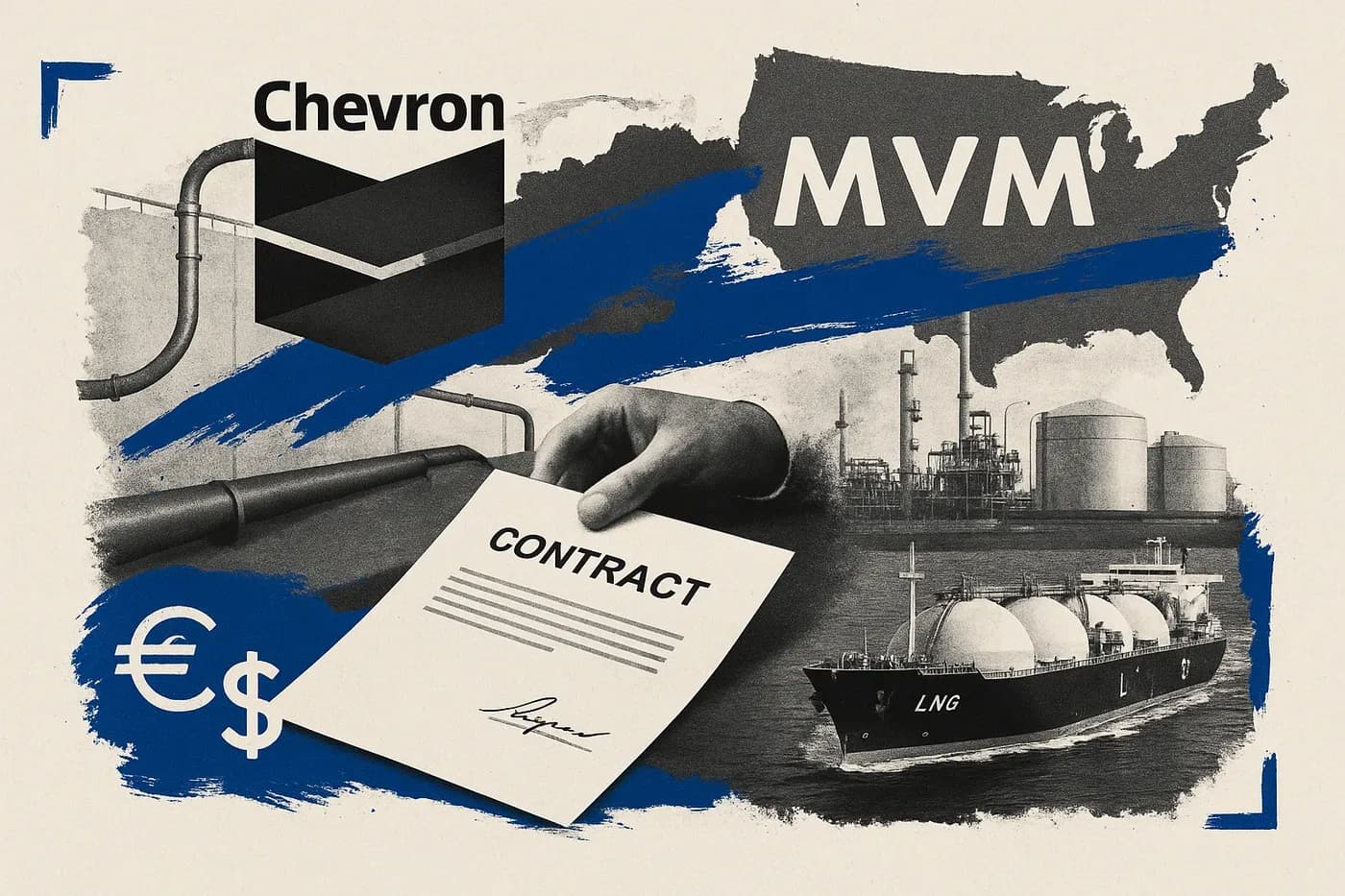 Hungary's MVM signs a five year agreement with Chevron (CVX) for the supply o...