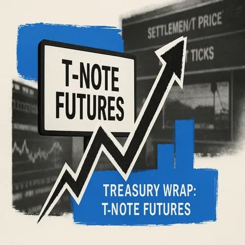 TREASURY WRAP: T-NOTE FUTURES (H6) SETTLE 8 TICKS HIGHER AT 112-18+