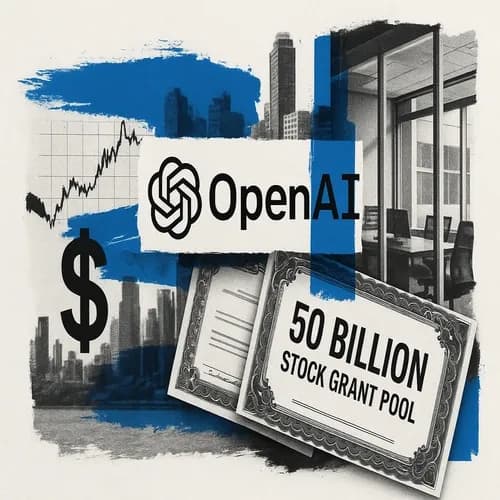 OpenAI reserves USD 50bln for stock grant pool, according to The Information