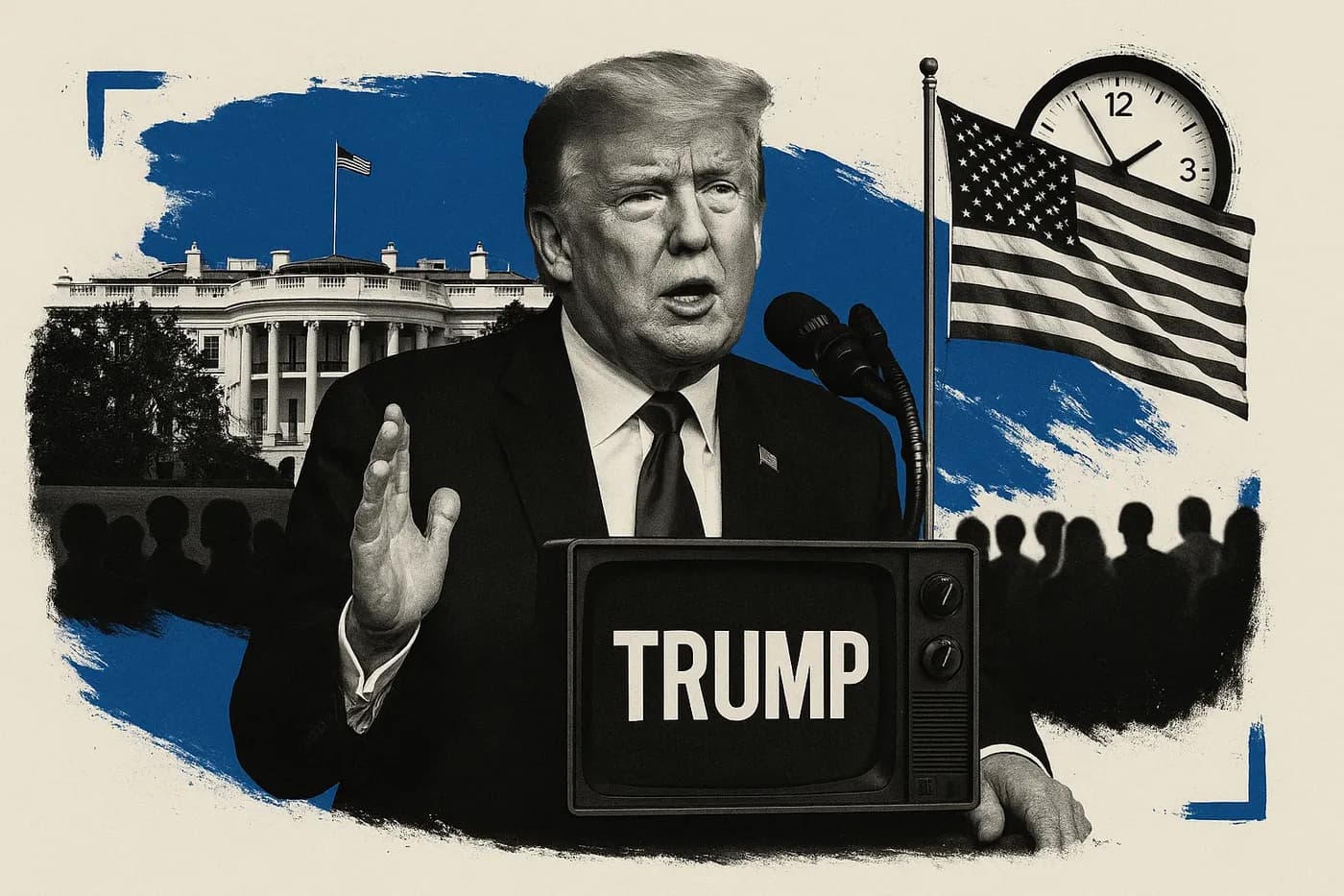 US President Trump to give an address to the nation tomorrow night