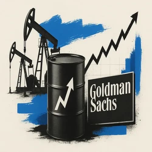 Goldman Sachs assumes oil prices to pick up in Q4 26 as the market starts pri...