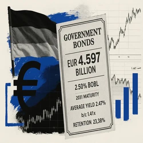 Germany sells EUR 4.597bln vs exp. EUR 6bln 2.50% 2031 Bobl: average yield 2.47%