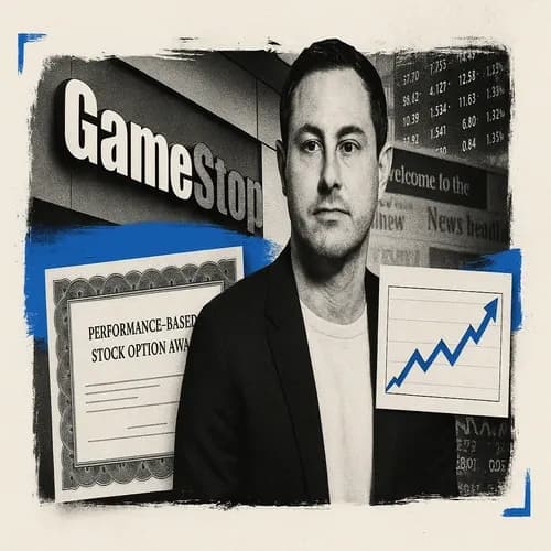 GameStop (GME) announced it has granted a performance-based stock option awar...
