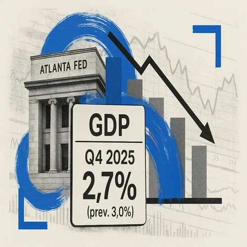 Atlanta Fed GDP Now (Q4 25): 2.7% (prev. 3.0%)