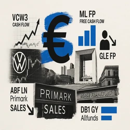 EUROPEAN OPEN: VOW3 GY higher than expected cash flow