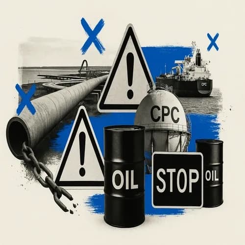 Kazakhstan oil shipments from the Black Sea CPC terminal halted on Saturday