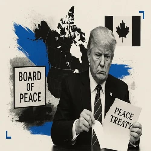 US President Trump posts that the Board of Peace withdraws its offer for Cana...