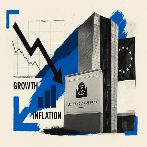 ECB officials expect the cycle of interest-rate cuts to most likely be finish...