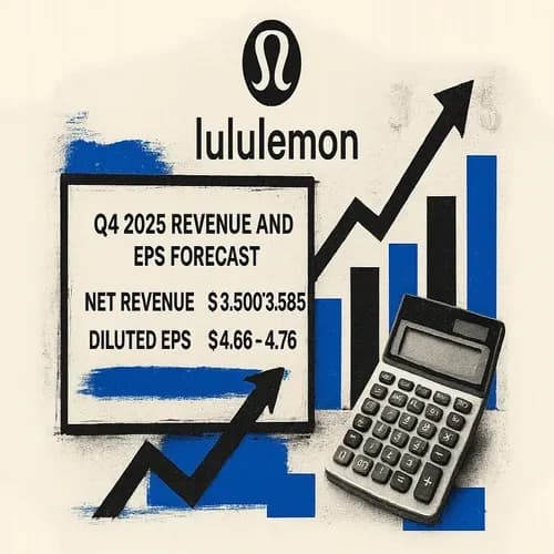 Lululemon (LULU) expects Q4 2025 net revenue and diluted EPS at the upper end...