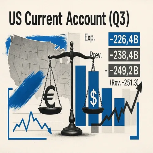 US Current Account (Q3) -226.4B vs. Exp. -238.4B (Prev. -249.2B, Rev. -251.3B)
