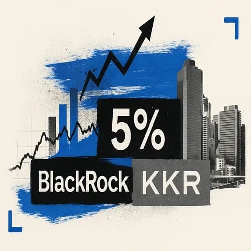 BlackRock (BLK) discloses a 5% passive stake in KKR