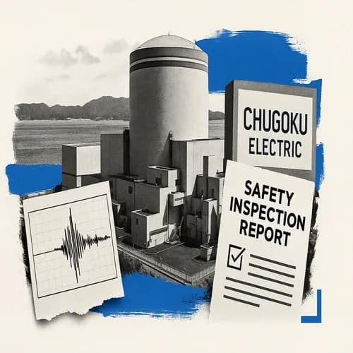 Japan's nuclear regulator says no irregularities at Chugoku Electric's (9504 ...