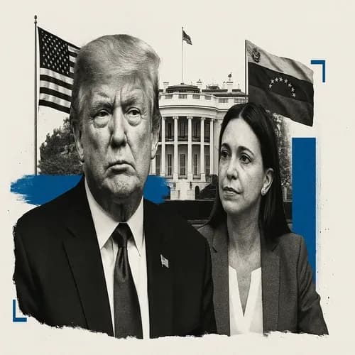 White House officials says US President Trump will meet Venezuela's Machado o...