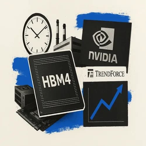 Mass production of HBM4 has been delayed to no earlier than end-Q1 following ...