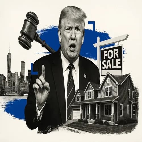 US President Trump says he is immediately taking steps to ban large instituti...