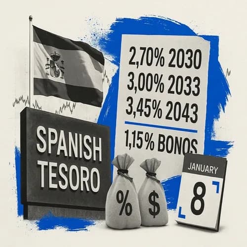 Spanish Tesoro offers 2.70% 2030