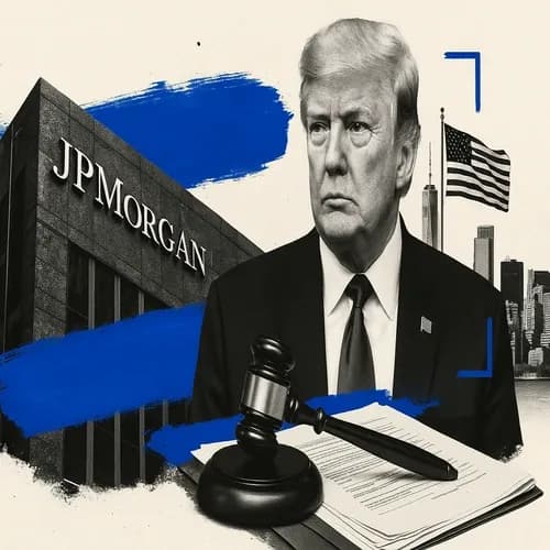 JPMorgan (JPM) says "while we regret President Trump has sued us