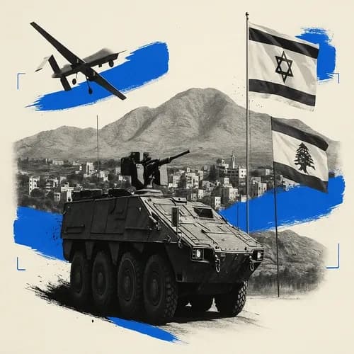 Al Jazeera notes report of Israeli raid on vicinity of southern Lebanese town...