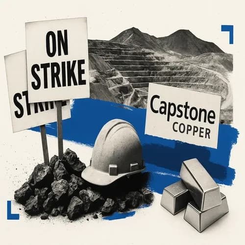 Strike at Mantoverde copper and gold mine in Chile continues after negotiatio...