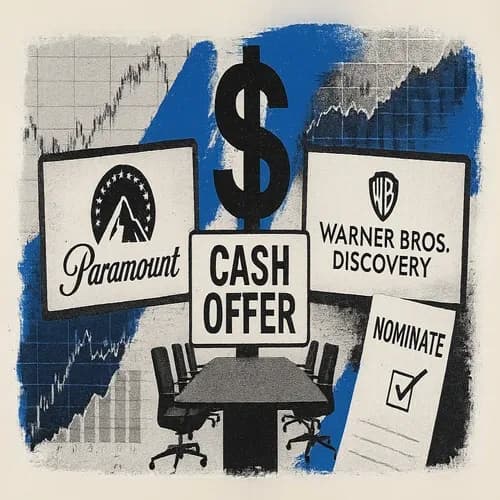 Paramount (PSKY) intends to go after a superior USD 30/shr cash offer for War...