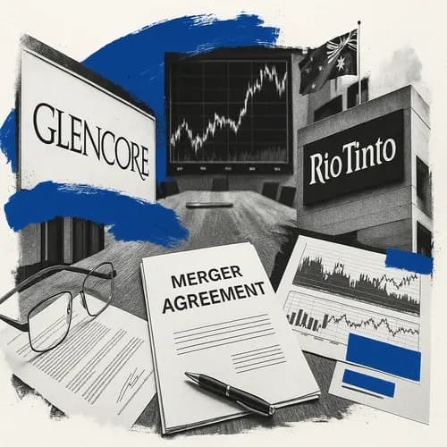 Glencore (GLEN LN) confirms it is in prelim talks with Rio Tinto (RIO LN) abo...
