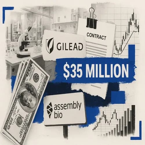 Gilead (GILD) assembly bio to receive USD 35mln for its HSV option