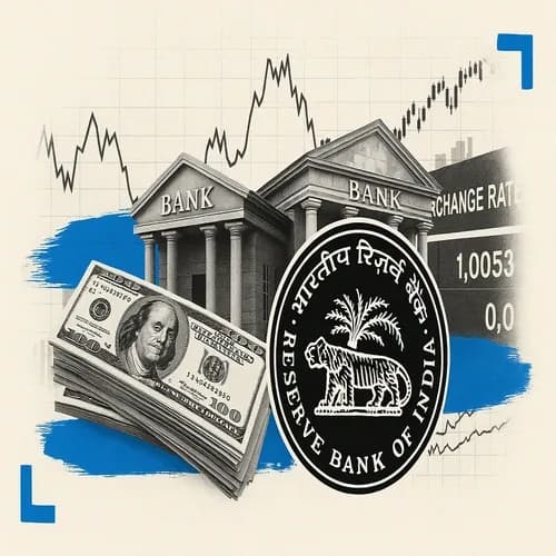 RBI is said to be selling dollars through state-run banks