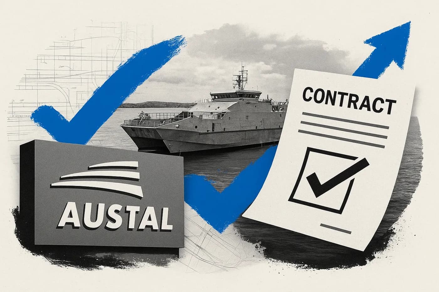 Austal (ASB AT) secured a AUD 1.03bln design-and-build contract for landing c...