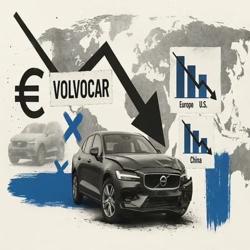 VolvoCar (VOLCARB SS) global sales -7% Y/Y in 2025