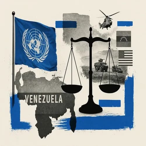 UN Chief Guterres says they are concerned about the precedent the US operatio...