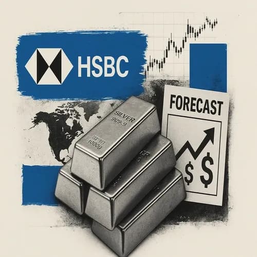 HSBC raises silver price forecast to USD 68.25/oz in 2026