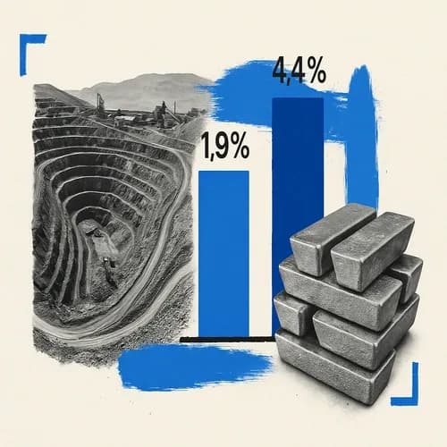 ISCG says prelim data indicates that world copper mine production increased b...