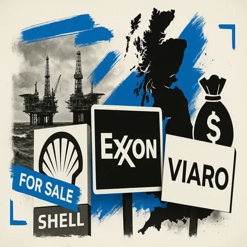 Shell (SHEL LN) and Exxon (XOM) have pull its planned sale of UK North Sea as...