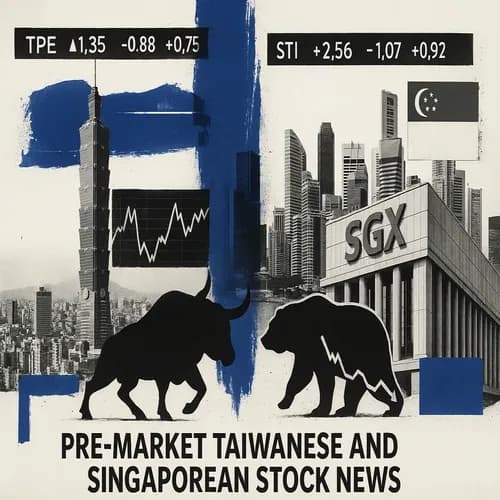 PRE-MARKET TAIWANESE AND SINGAPOREAN STOCK NEWS