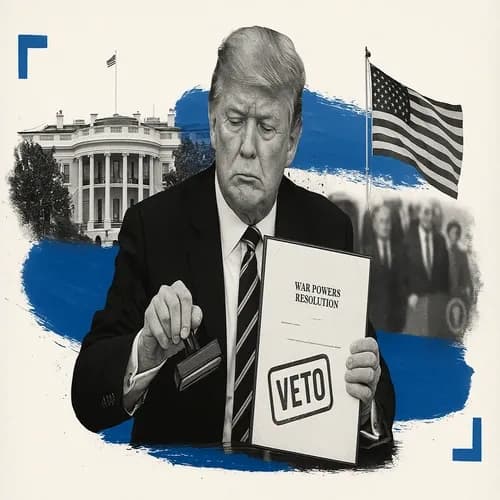 White House says US President Trump would veto Venezuela war powers resolution