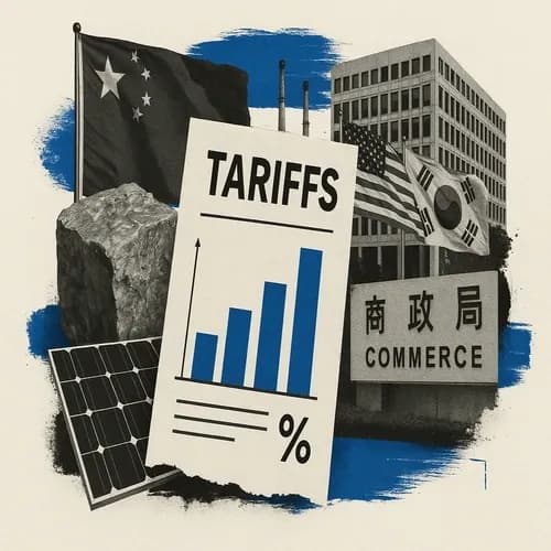 China's Commerce Ministry outlines the final ruling on the imports of solar p...