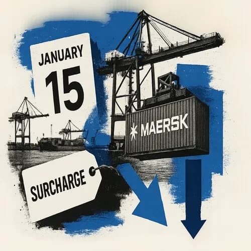 Maersk (MAERSK-B DC) confirms expiry of heavy load surcharge effective 15th J...